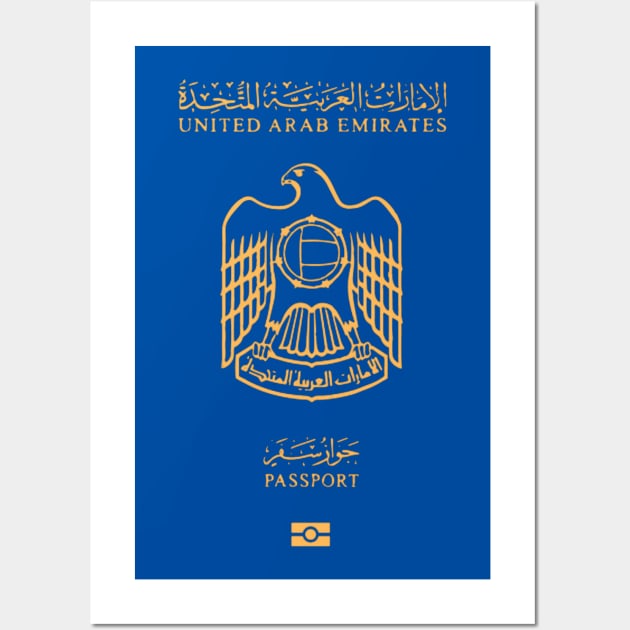 Emirates passport Wall Art by Travellers